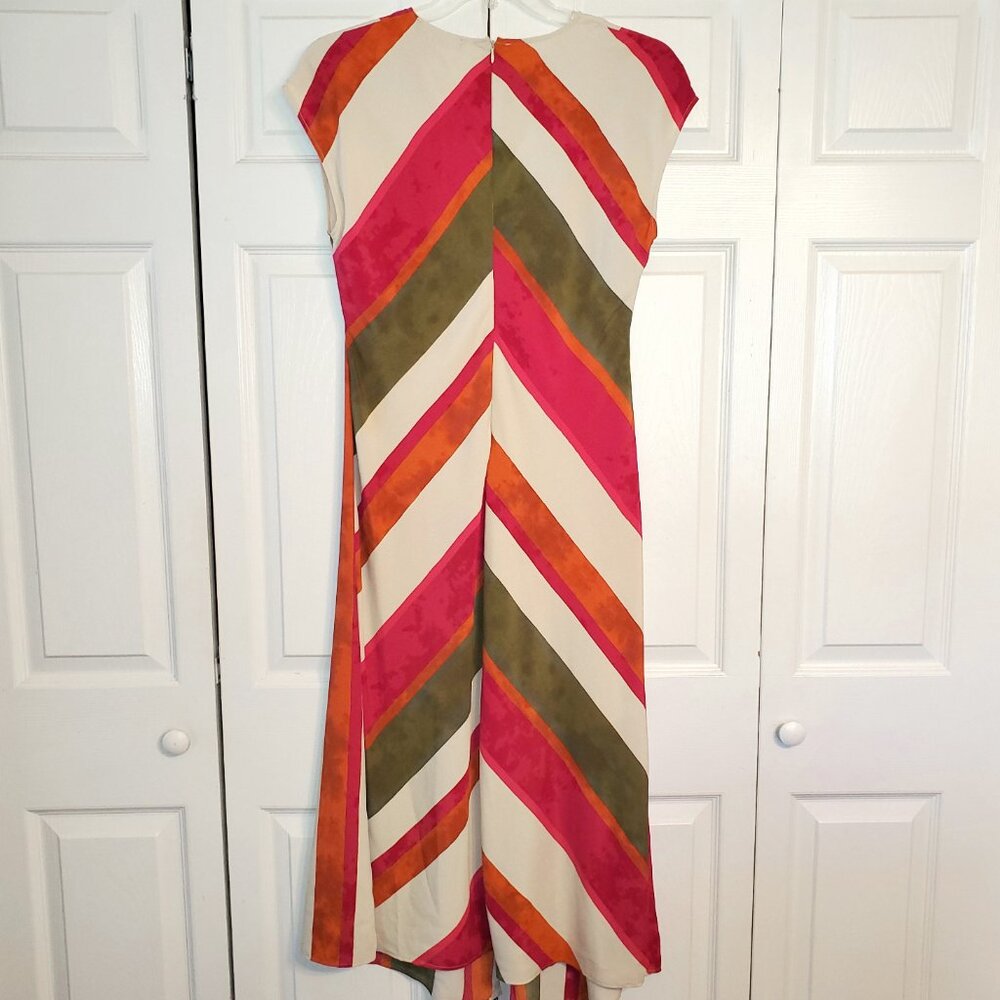 NWT Mango Multicolor Striped Maxi Dress - Picture 3 of 6